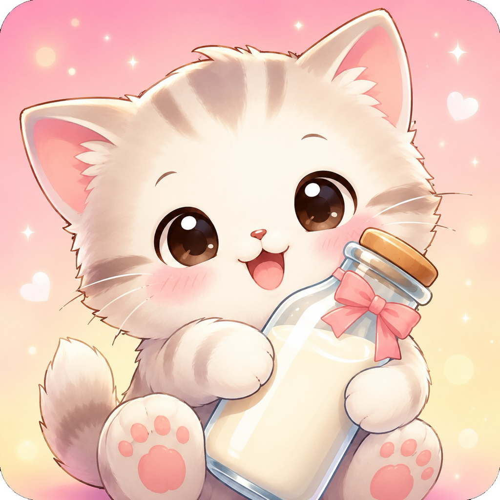 チビ猫ミルクアイコン